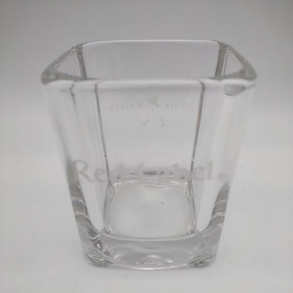 Johnnie Walker Red Label Scotch Whiskey Square Glasses Set of 4 Boxed - Picture 9 of 11